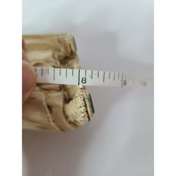 𝅺VINTAGE Carved Asian Men Ceramic Figurine Statue - Picture 8 of 8